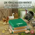 BUĞZ EP-120 Yumurta Kapasiteli Tam Otomatik Kuluçka Makinesi - Yeni Nesil Harici Suluklu, Dijital Nem ve Sıcaklık Göstergeli ( BUĞZ )