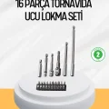 BUĞZ Ergonomik 16 Parça Bits Tornavida Uç ve Adaptör Seti