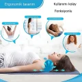  Ergonomik Boyun Masajı Yastığı – Servikal Traksiyon Destekli, Omurilik Ortopedik Yastık