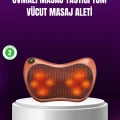 BUĞZ Ergonomik Derin Yoğurmalı Boyun Bel Sırt Masaj Cihazı Priz Çakmak Girişli