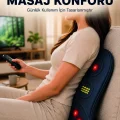 BUĞZ Ergonomik Isıtmalı Bel Masaj Minderi Sırt Destek Minderi