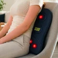 BUĞZ Ergonomik Isıtmalı Bel Masaj Minderi Sırt Destek Minderi