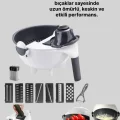 BUĞZ Ergonomik Sebze Rendeleyici ve Süzgeç Hazneli Dilimleyici - Lisinya