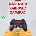  Ergonomik Tasarımlı Kablosuz Bluetooth Gamepad Titreşimli