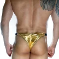 BUĞZ Erkek Arkası Büzgülü Gold Brazillian Slip