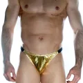 BUĞZ Erkek Arkası Büzgülü Gold Brazillian Slip