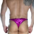 BUĞZ Erkek Arkası Fuşya Büzgülü Brazillian Slip