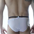 BUĞZ Erkek Beyaz Tül Fantezi Slip İç Çamaşırı