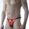 BUĞZ Erkek Kırmızı Lame Brazillian Slip