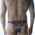 BUĞZ Erkek Renkli Desenli Brazillian Slip