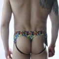 BUĞZ Erkek Renkli Desenli Fantezi Jockstrap