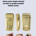  Erkek Saç Sakal Tıraş Makinesi Kablolu Altın Renk Dayanıklı