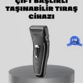 BUĞZ Erkek Tıraş Makinesi Kablosuz Kuru Tıraş Folyo Başlık Yıkanabilir Gövde