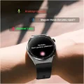 BUĞZ Erkekler için Akıllı Saat, GPS ve Nabız Sensörlü, Suya Dayanıklı, Siyah Kordonlu