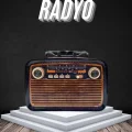  Eskitme Nostalji Tasarımlı Bluetoothlu Nostalji Radyo Ahşap Nostaljik Görünümlü
