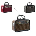  Eskitme Nostalji Tasarımlı Bluetoothlu Nostalji Radyo Ahşap Nostaljik Görünümlü