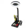 BUĞZ Esnek 5x /10x,40 Led Işıklı Büyüteç ,lamba  Büyüteç Okuma, Çalışma Lehim Masa Lambası A808