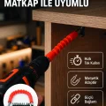 BUĞZ Esnek Bits Uç Seti 12 Parça Manyetik Adaptörlü Matkap Tornavida Aksesuarı