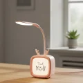 BUĞZ Esnek Gövdeli LED Masa Lambası Taşınabilir Gece Aydınlatması