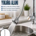 BUĞZ Esnek Spiral Musluk Uzatma Fıskiyesi  Su Tasarruflu Ayarlanabilir Musluk Başlığı