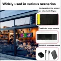 BUĞZ Esnek USB 5V Bluetooth Uygulama Kontrollü 16x64 LED Matrix Panel, Kayan Yazı Gösterimi