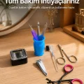BUĞZ Ev Tipi Manikür Seti Cımbız Tırnak Makası Kaş Makası Bakım Kiti