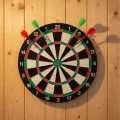BUĞZ Ev ve Ofis İçin 17 İnç Dart Tahtası Seti 4 Adet Dart Oku Dahil