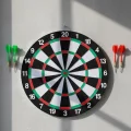 BUĞZ Ev ve Oyun Alanları İçin Dart Tahtası 12 İnç 4 Dart Oku Dahil