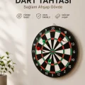BUĞZ Evde, Ofiste ve Oyun Alanlarında Kullanıma Uygun Sağlam Ahşap Gövdeli Dart Tahtası