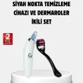 BUĞZ Evde Profesyonel Cilt Bakımı Dermaroller + Siyah Nokta Temizleyici Setı