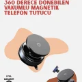 BUĞZ Evrensel Uyumlu Manyetik Araç Telefon Standı – Dayanıklı Alüminyum Gövde