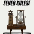  Eyfel Kulesi ve Deniz Feneri Dekoratif Masa Biblosu Hediyelik