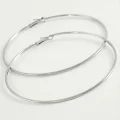 BUĞZ Ezme Metal Halka Küpe 8-9-10 cm