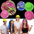 BUĞZ Farklı Desenlerde Plastik Neon Uv Işık Parti Şapkası 1 Adet