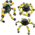 BUĞZ Fidget Spinners Dönüştürülebilir Zincir Çark Robot Oyuncak -1 adet stokta olan gönderilir