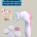  Fırçalı Yüz Temizleme ve Spa Masaj Cihazı