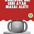 BUĞZ Fonksiyonlu Şarjlı Masaj Aleti 6 Başlık 2000 mAh Ergonomik Gövde