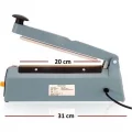  Fs-200 Metal Gövdeli Kullanımı Kolay Poşet Ağzı Kapama Yapıştırma Makinası (20cm) Impulse