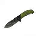 BUĞZ Fst4008-b Oluklu Siyah Kamp Çakı 22 Cm - Otomatik