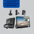 Full HD 1080P 3 Kameralı Araç DVR – Gece Görüşlü ve G-Sensörlü Güvenlik Çözümü
