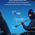BUĞZ Full HD 1080p 3 Kameralı Dash Cam Ön Arka İç Kayıt Özellikli Gece Görüşlü G Sensörlü