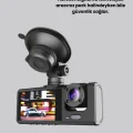 BUĞZ Full HD Araç Kamerası  Çift Yönlü Kayıt ve Darbe Sensörü