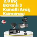 BUĞZ Full HD Çift Yönlü Araç Kamerası  Hareket Algılama  Döngüsel Kayıt