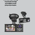  Full HD Çift Yönlü Araç Kamerası  Hareket Algılama  Döngüsel Kayıt