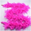  Fuşya Renk Kabarık Tüylü Otriş Boa Gerçek Tüy Dekorasyon