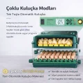 BUĞZ FX-128 Model Tam Otomatik Kuluçka Makinesi – Çift Katlı, Çift Güç Sistemli, Su Hazneli Yeni Nesil İnkübatör ( BUĞZ )
