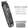 BUĞZ G Power Şarjlı Traş Makinesi Sakal Ense Vucüt Kılı Tıraş Makinası