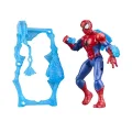BUĞZ Marvel Spider-Man ActionVerse 12 cm Aksiyon Figürü - Hareketli Eklem ve Aksesuarlı Süper Kahraman Oyun Seti
