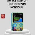 BUĞZ G5 Taşınabilir Retro Game Box 500 Oyunlu Şarjlı Mini Oyun Konsolu
