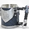 BUĞZ Game Of Thrones King In The North 3D Kabartmalı Çelik Kupa Bardak